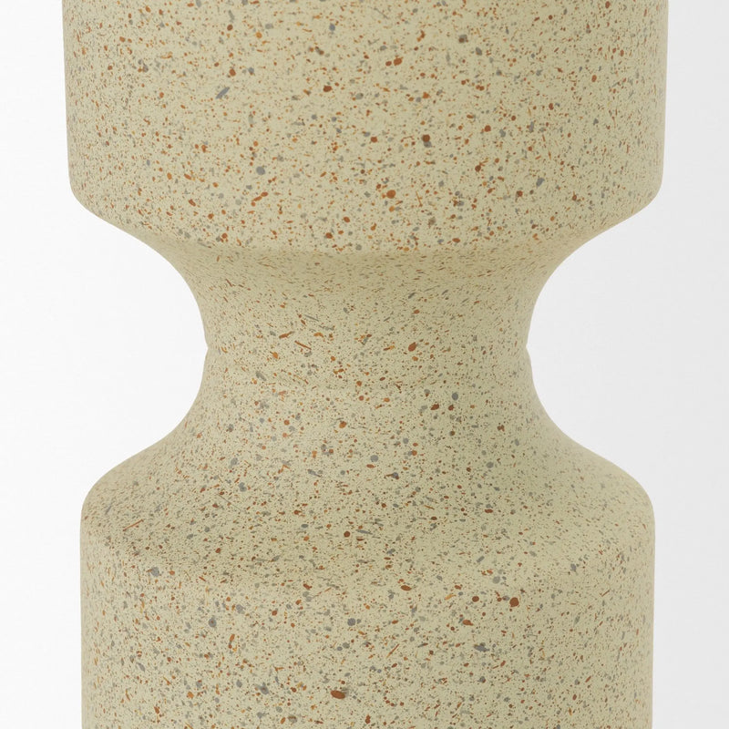11" Beige Metal Tabletop Votive Candle Holder Homeroots Home Decor