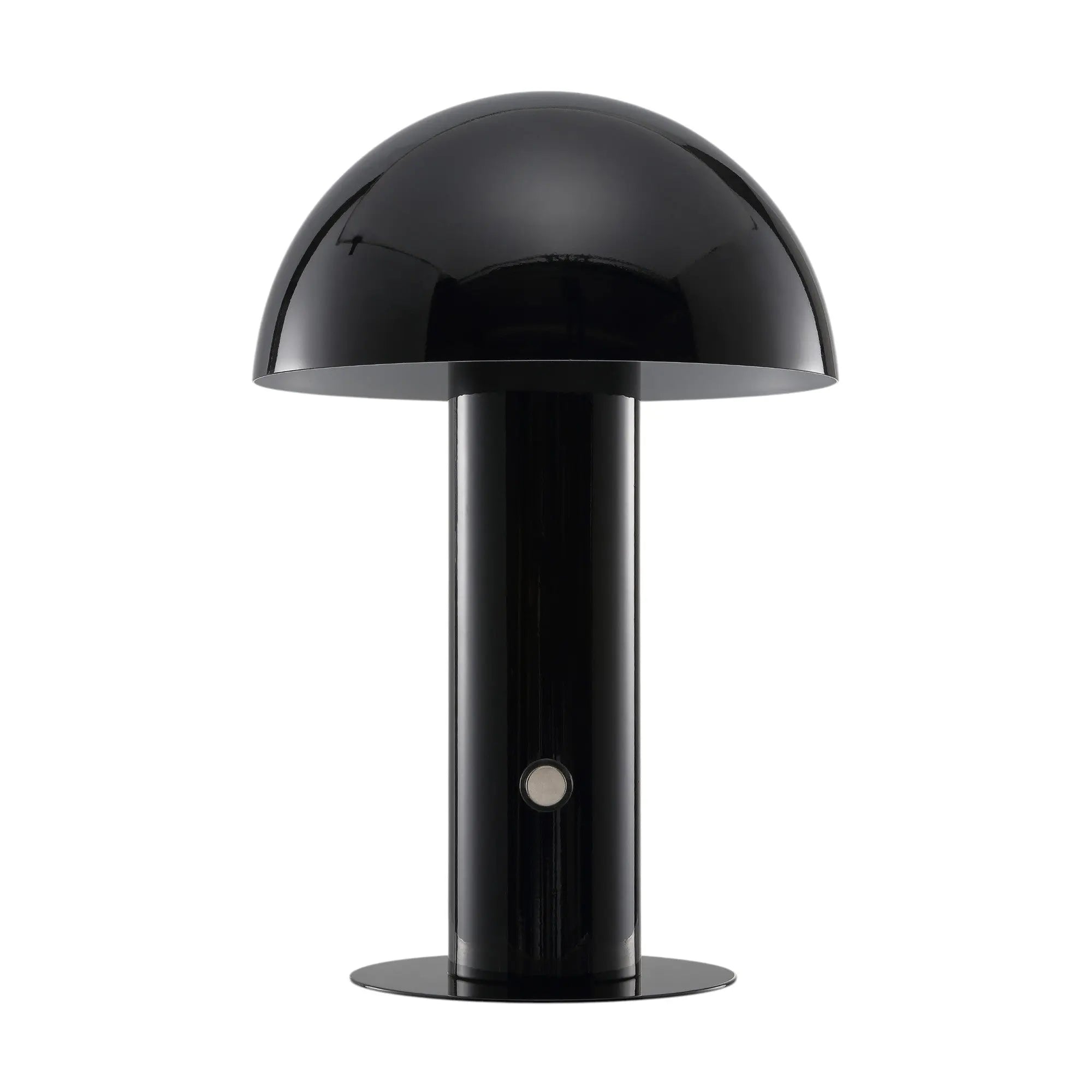 11" Black Novelty USB Table Lamp With Globe Shade Homeroots Lighting