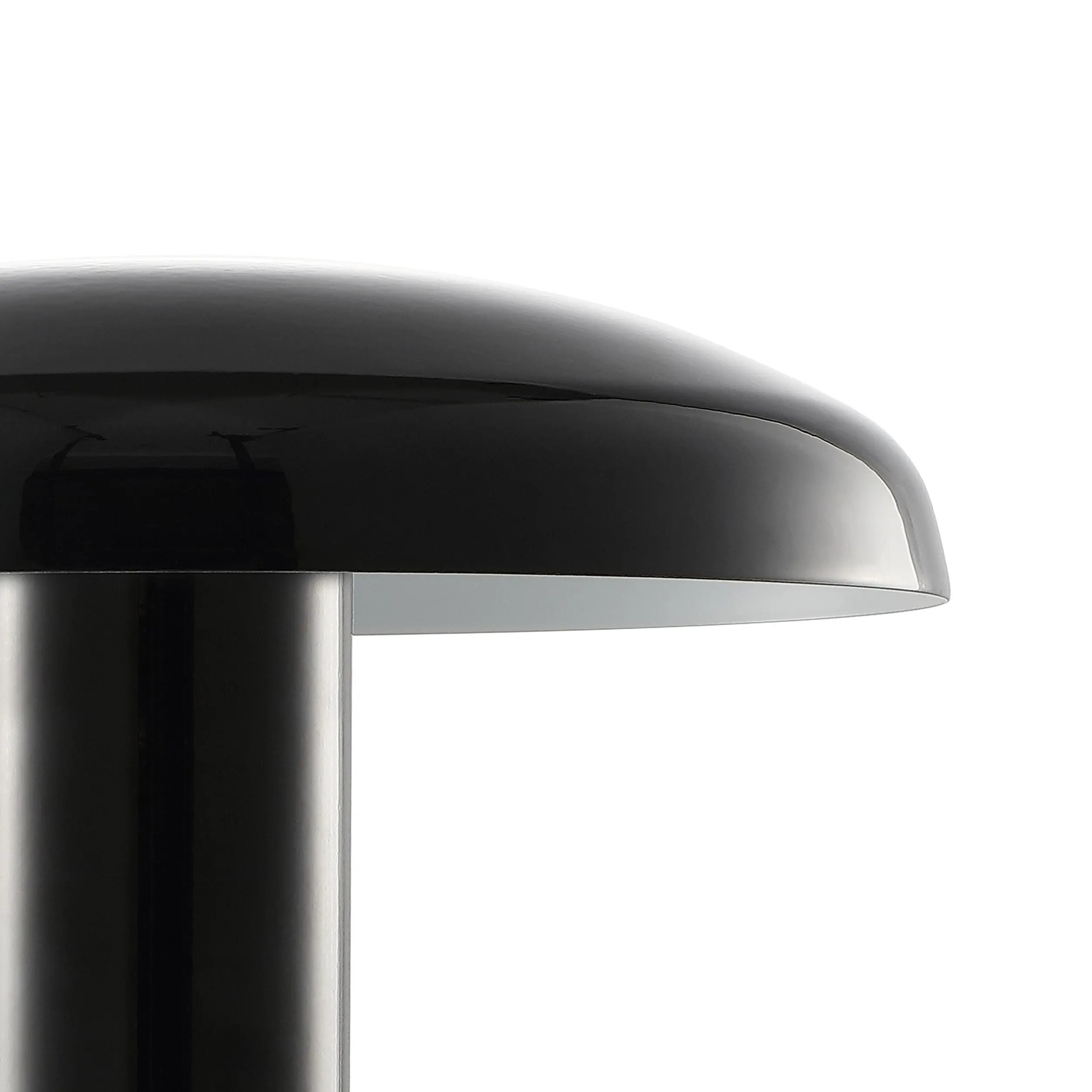 11" Black Novelty USB Table Lamp With Globe Shade Homeroots Lighting