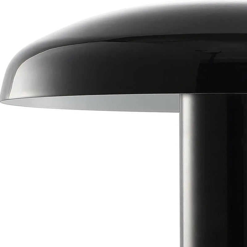 11" Black Novelty USB Table Lamp With Globe Shade Homeroots Lighting