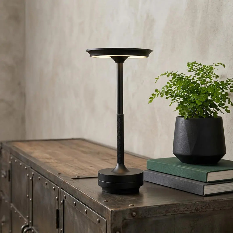 11" Black Round Desk Lamp Homeroots Lighting