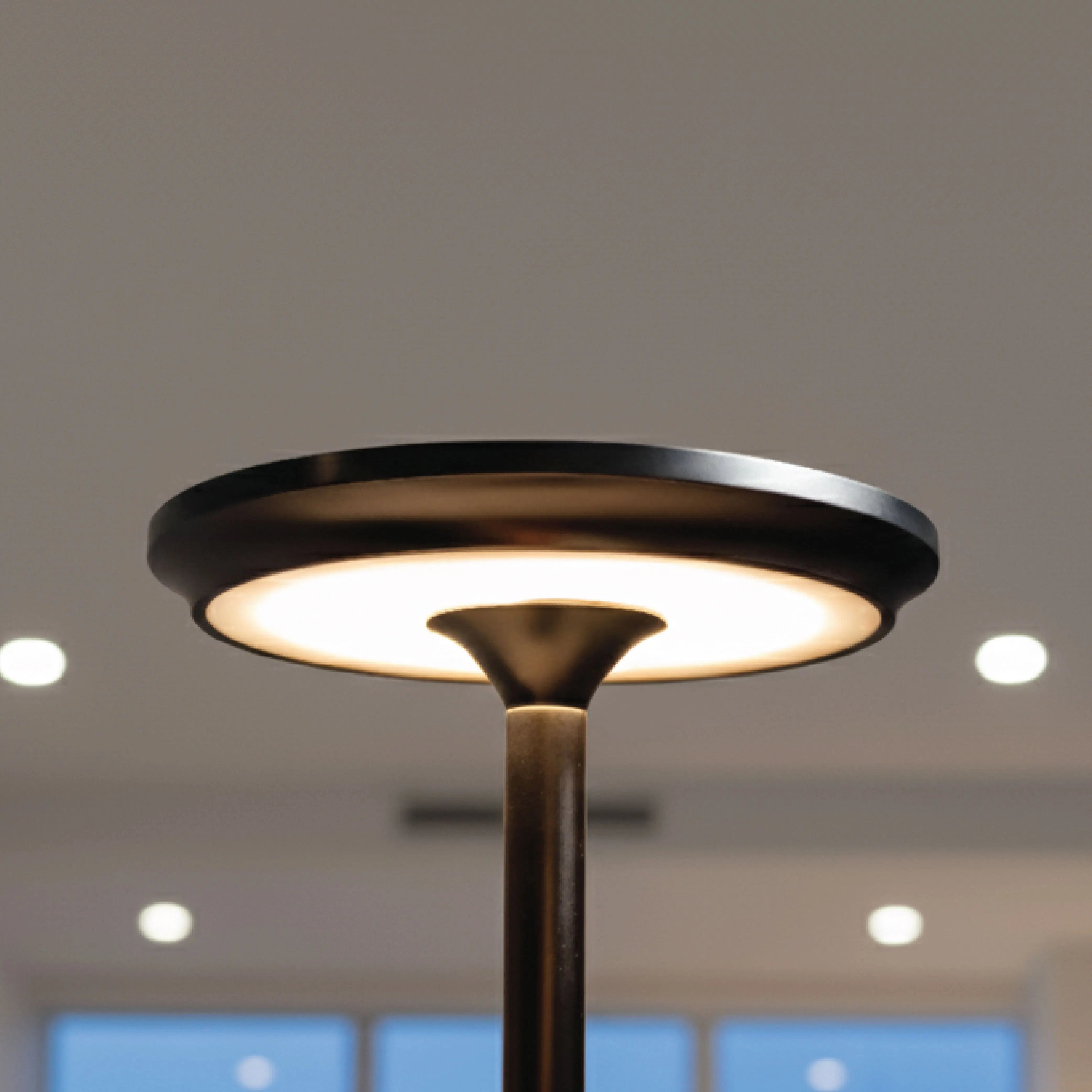 11" Black Round Desk Lamp Homeroots Lighting