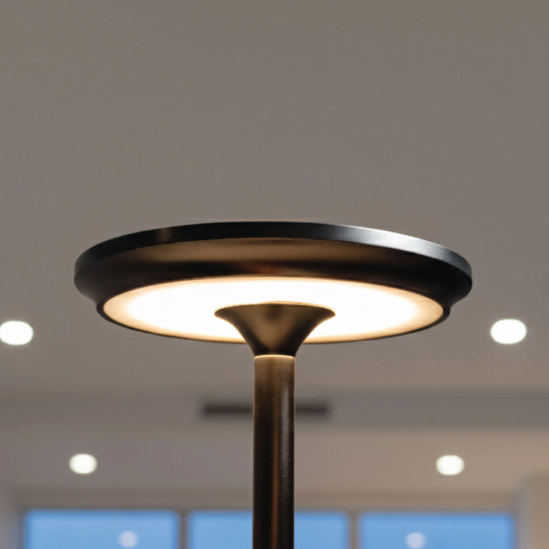 11" Black Round Desk Lamp Homeroots Lighting