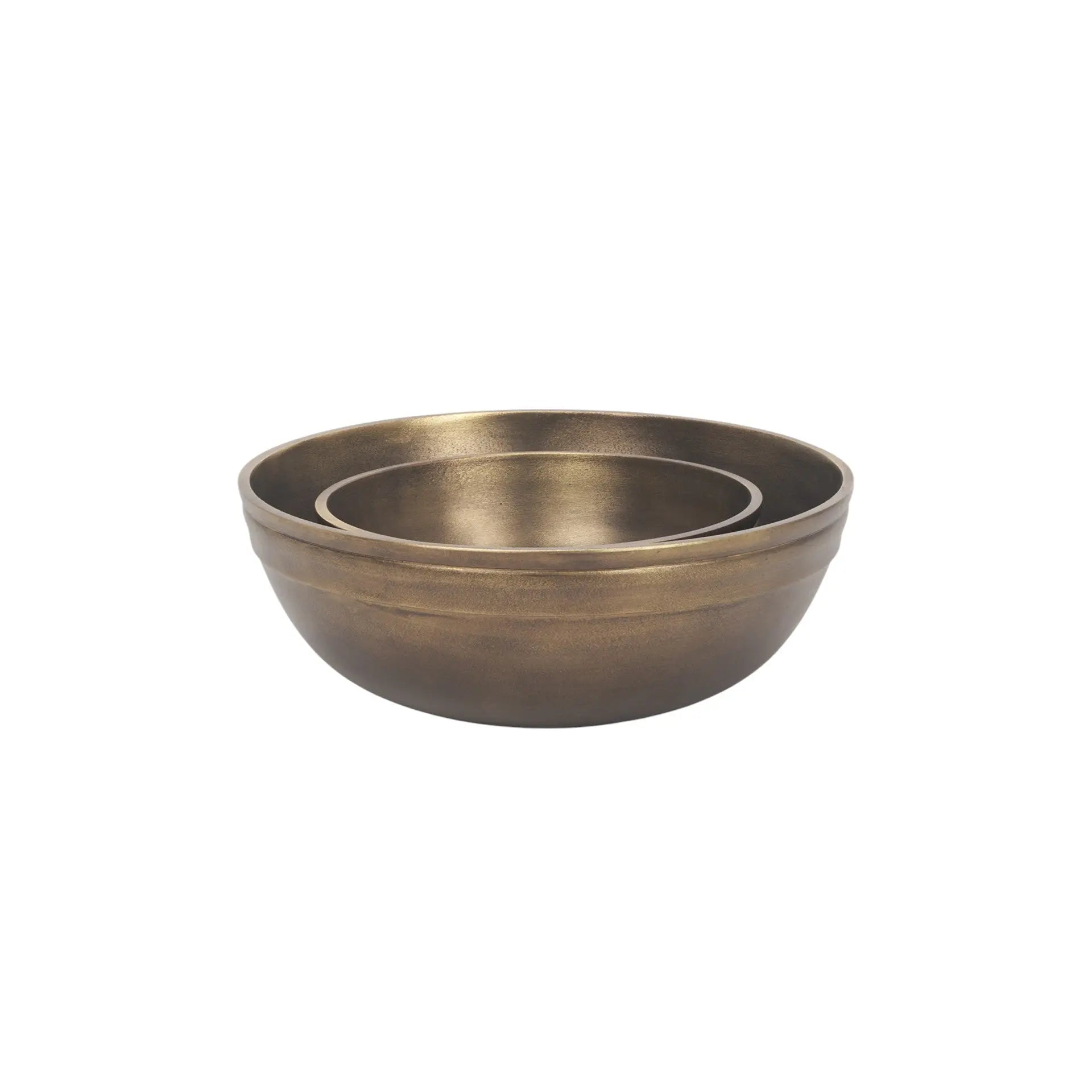 11" Brass Metal Round Centerpiece Bowl - GreatEagleInc