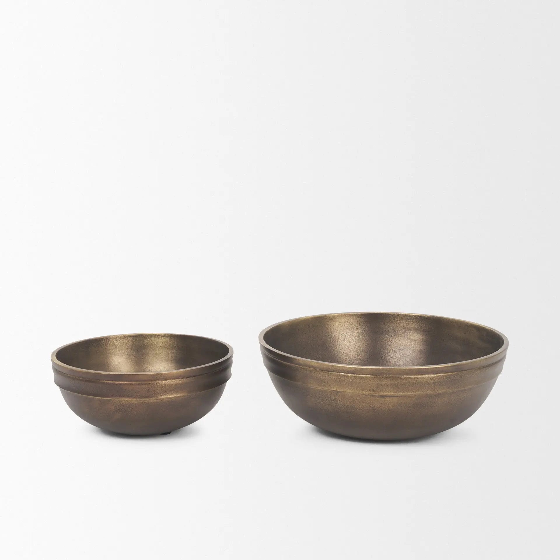 11" Brass Metal Round Centerpiece Bowl - GreatEagleInc