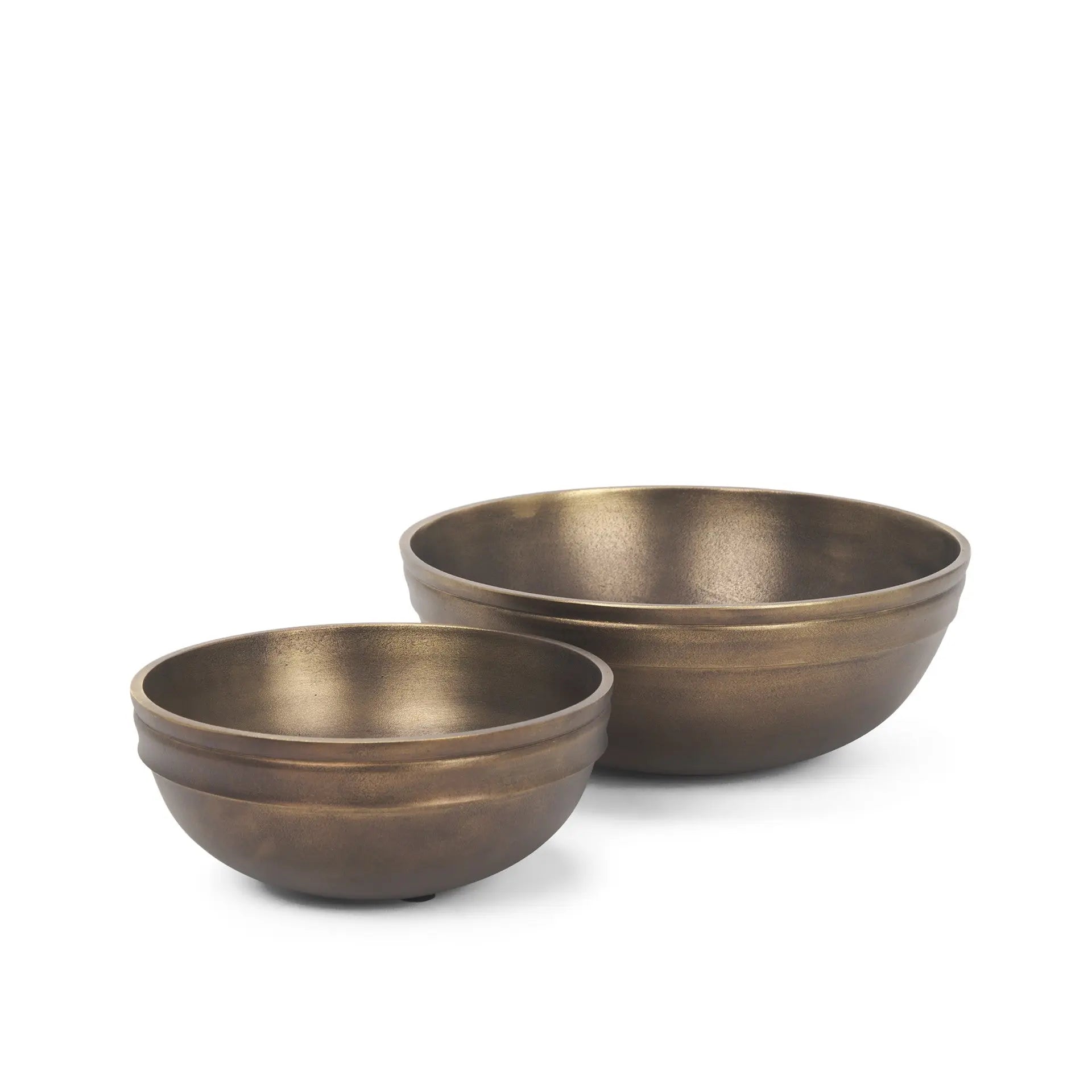 11" Brass Metal Round Centerpiece Bowl - GreatEagleInc