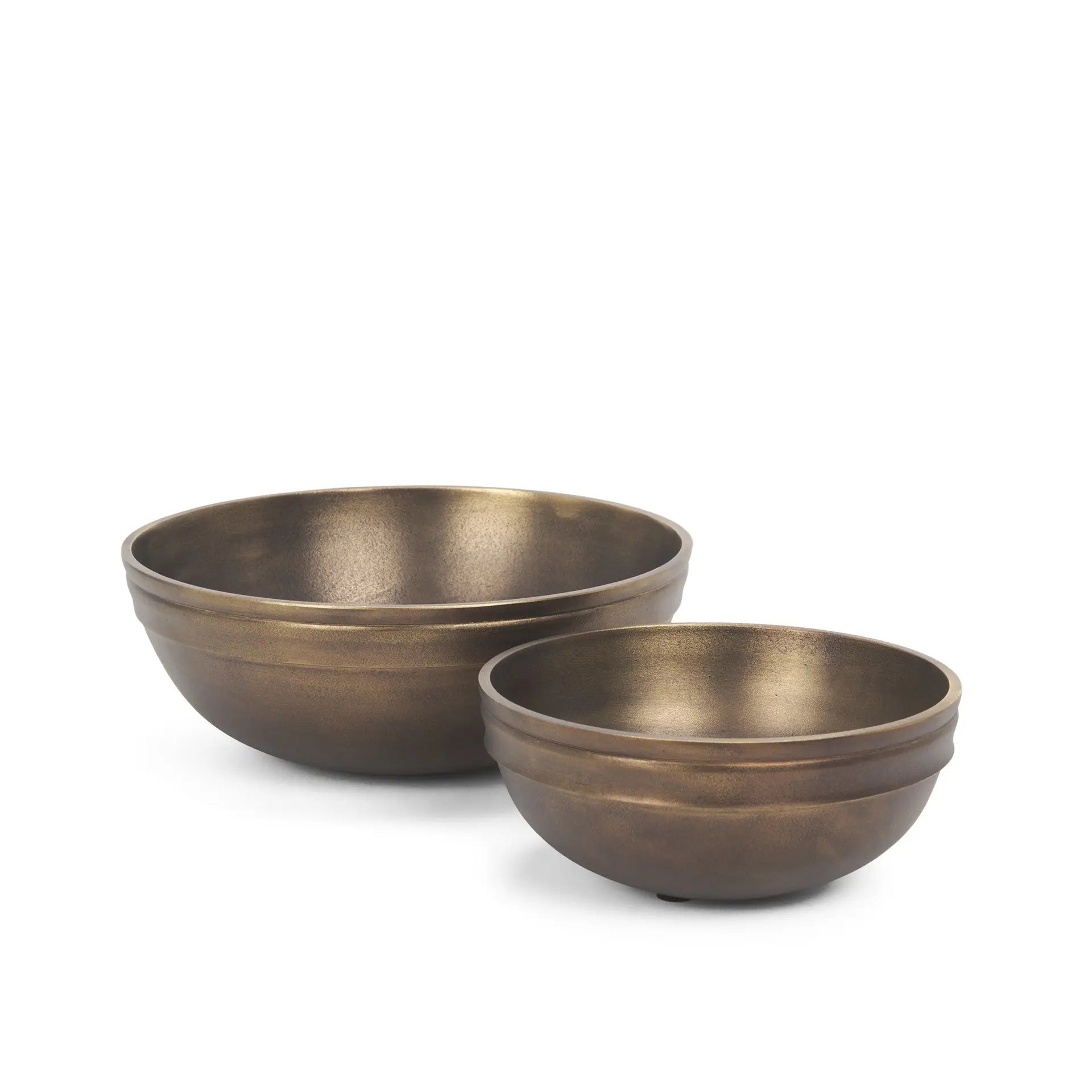 11" Brass Metal Round Centerpiece Bowl - GreatEagleInc