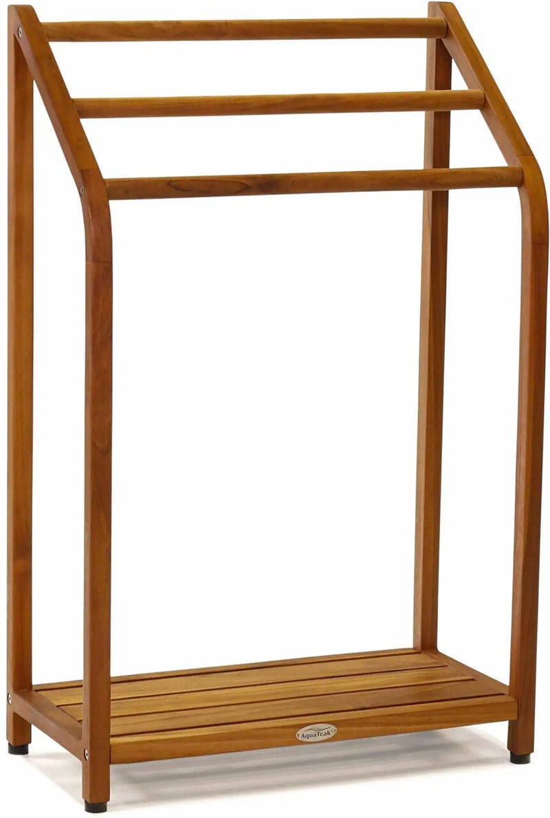 11" Brown Solid Wood Bathroom Storage Furniture Set Homeroots Organization