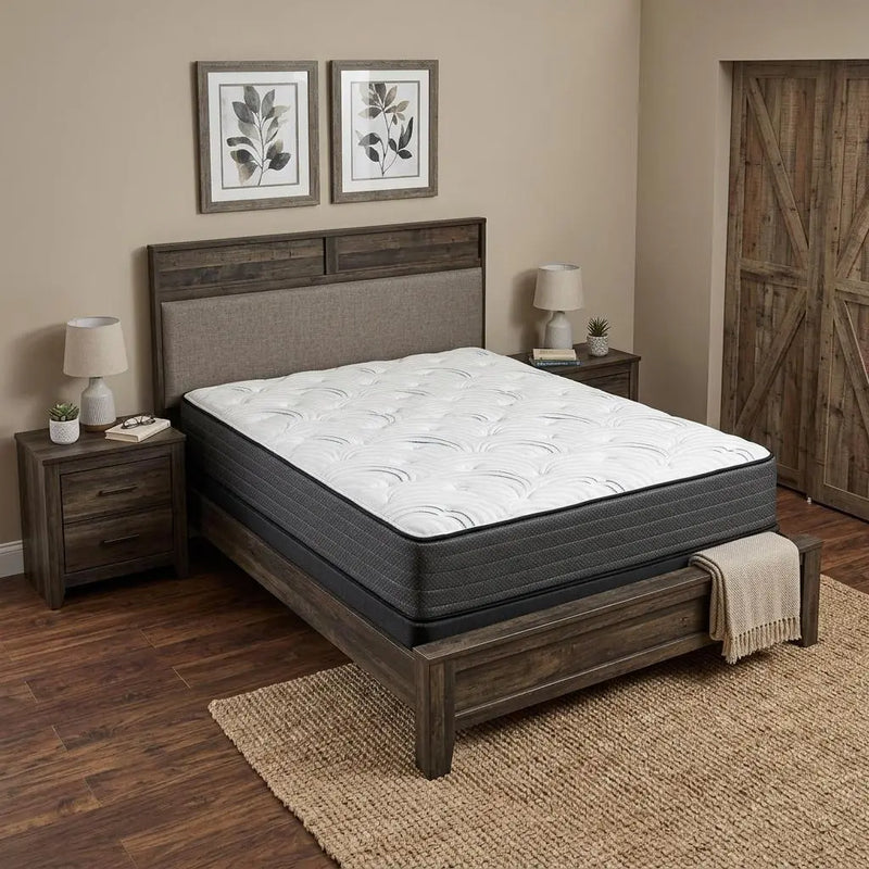 11" California King Foam Medium Hybrid Mattress Homeroots Bed & Bath