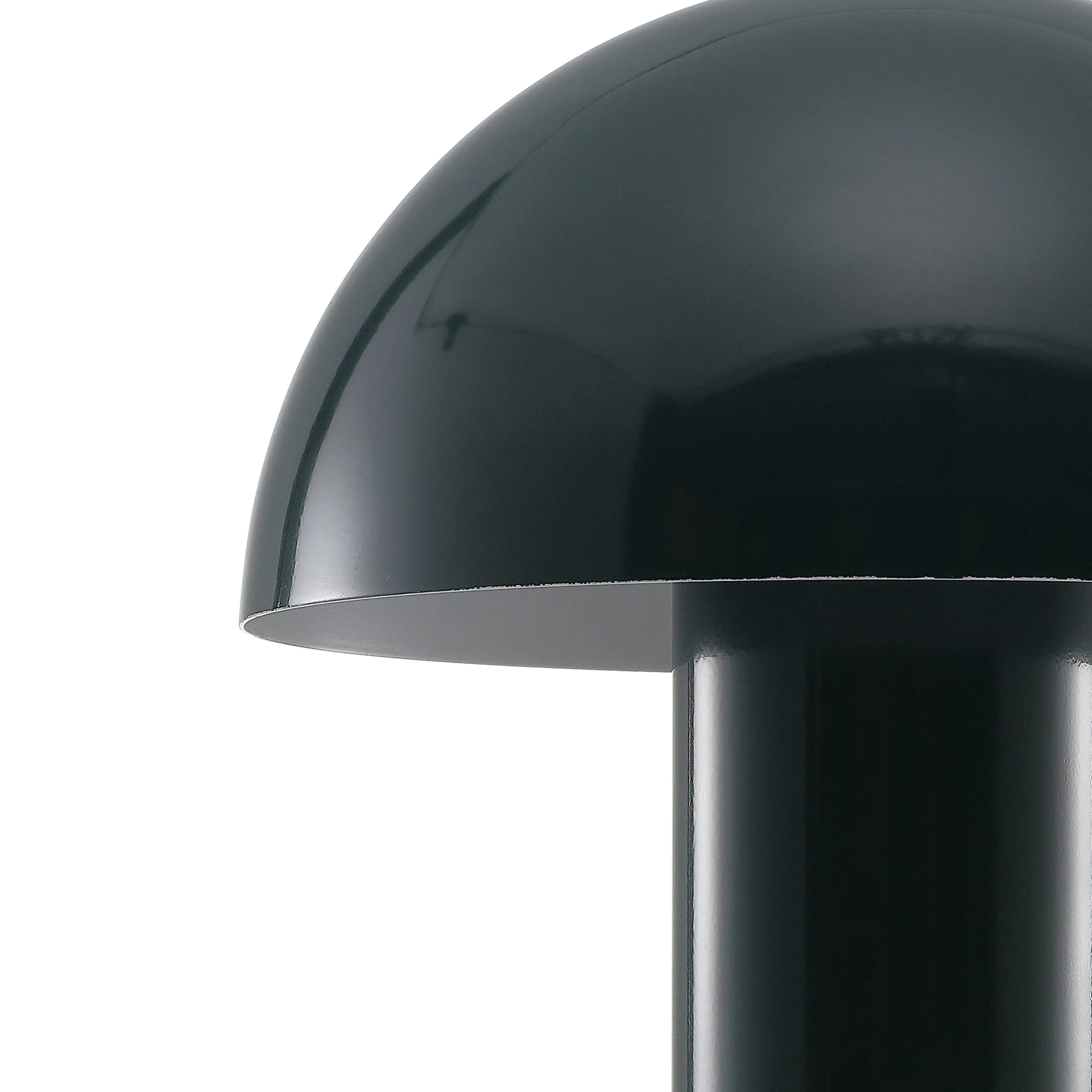 11" Forest Green Novelty USB Table Lamp With Globe Shade Homeroots Lighting