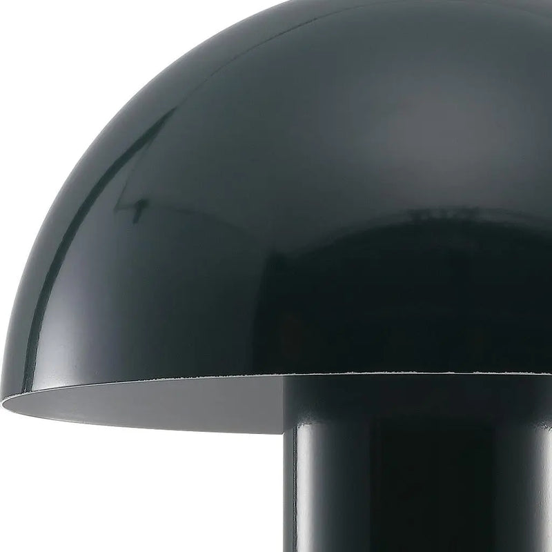 11" Forest Green Novelty USB Table Lamp With Globe Shade Homeroots Lighting