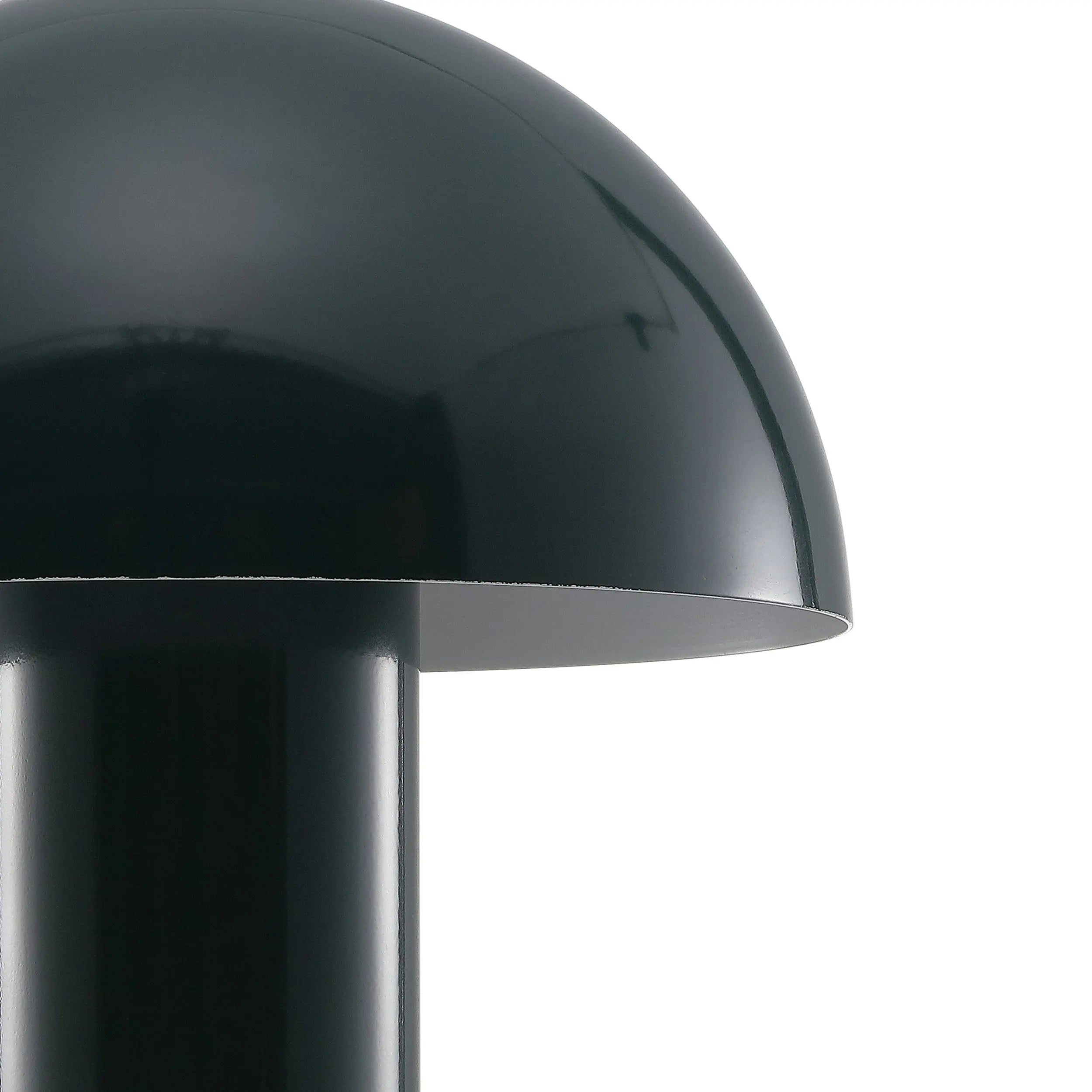 11" Forest Green Novelty USB Table Lamp With Globe Shade Homeroots Lighting