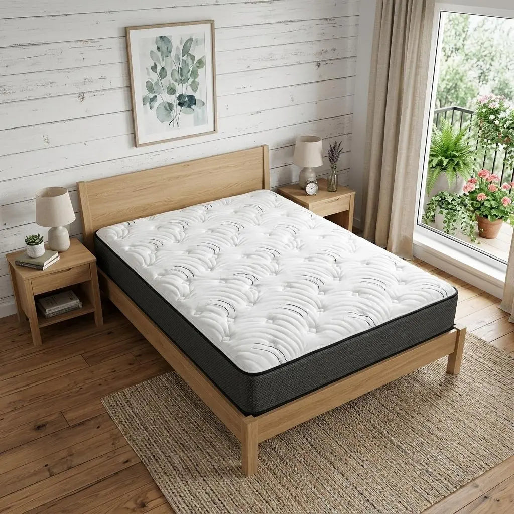 11" Full XL Foam Extra Firm Hybrid Mattress Homeroots Bed & Bath