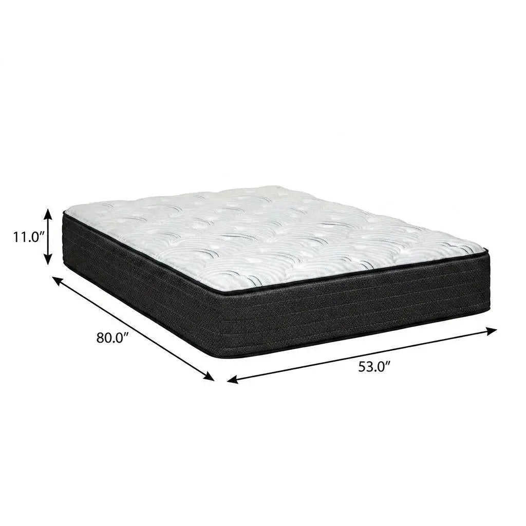 11" Full XL Foam Extra Firm Hybrid Mattress Homeroots Bed & Bath