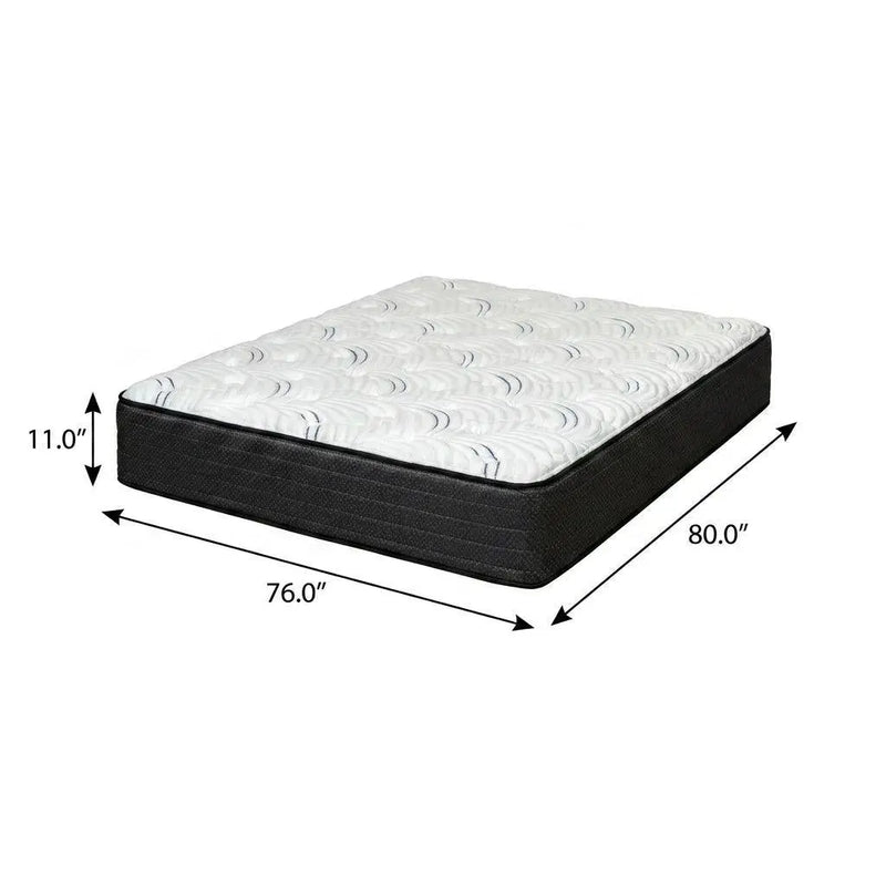 11" King Foam Extra Firm Hybrid Mattress Homeroots Bed & Bath