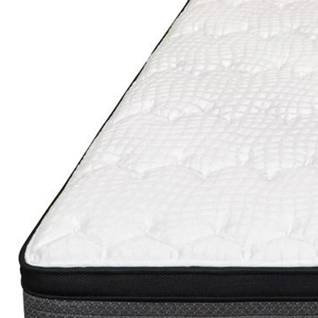 11" King Foam Plush Euro Top Hybrid Mattress Homeroots Bed & Bath