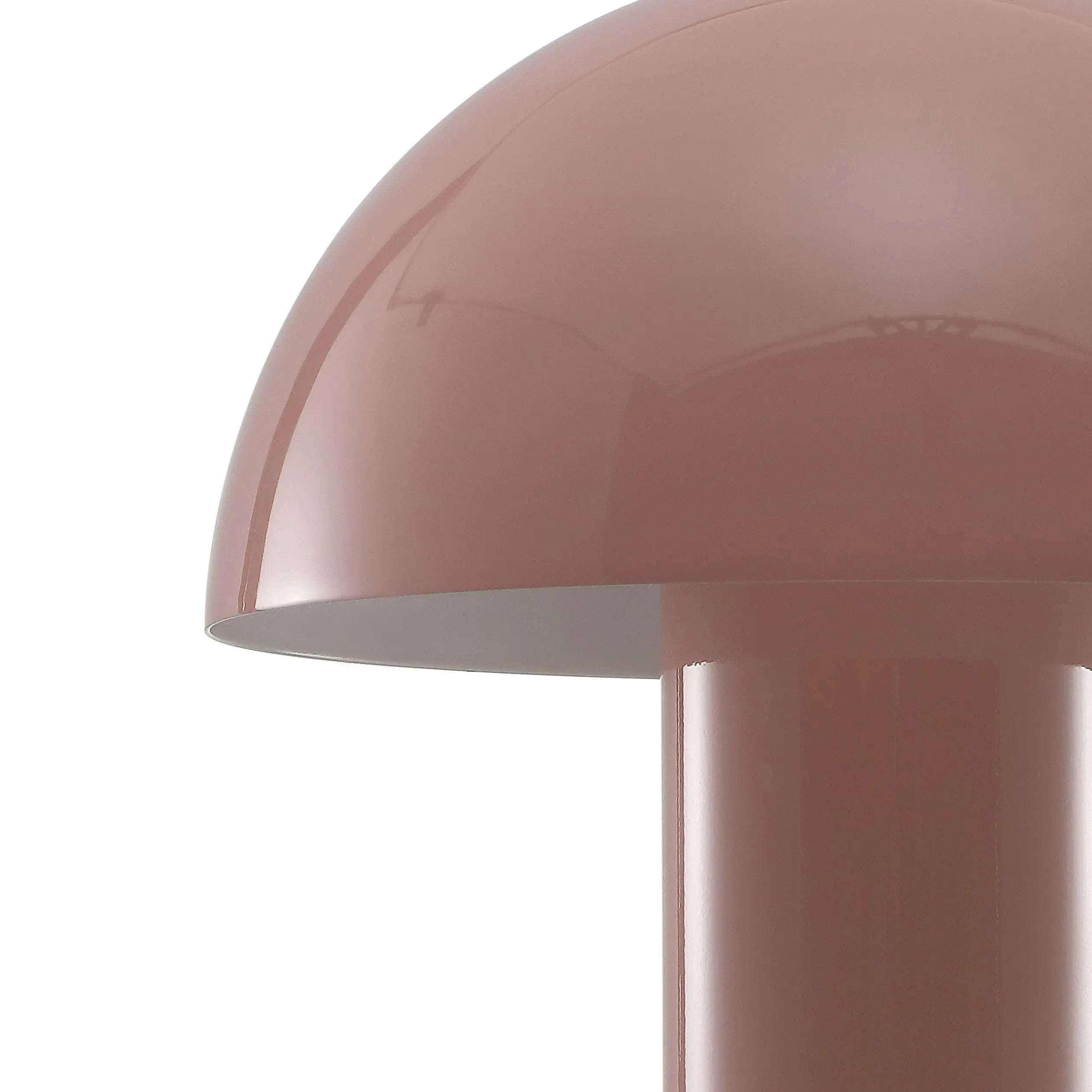 11" Pink Novelty USB Table Lamp With Globe Shade Homeroots Lighting