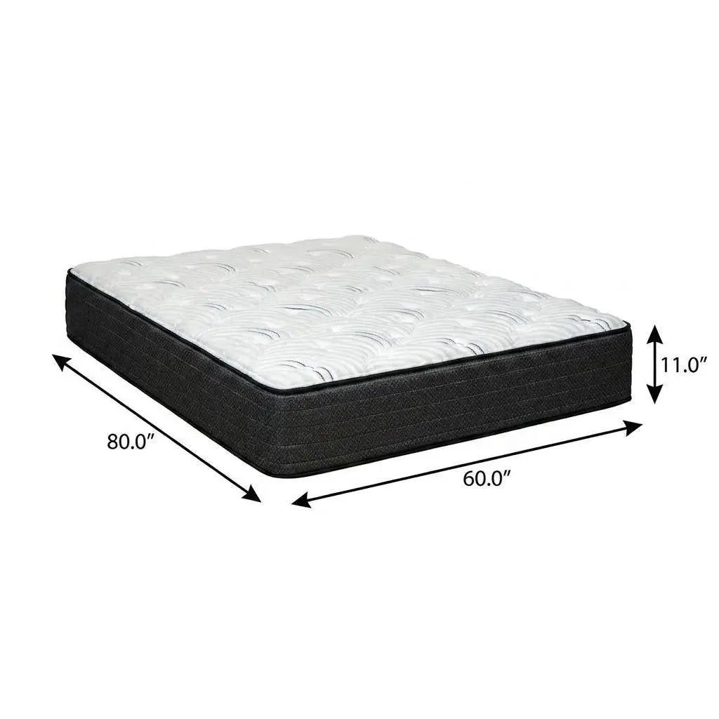 11" Queen Foam Medium Hybrid Mattress Homeroots Bed & Bath
