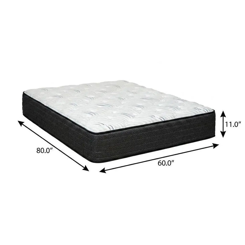 11" Queen Foam Medium Hybrid Mattress Homeroots Bed & Bath