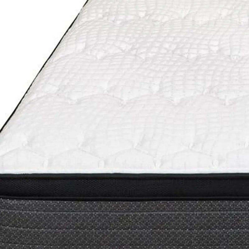 11" Queen Foam Plush Euro Top Hybrid Mattress Homeroots Bed & Bath