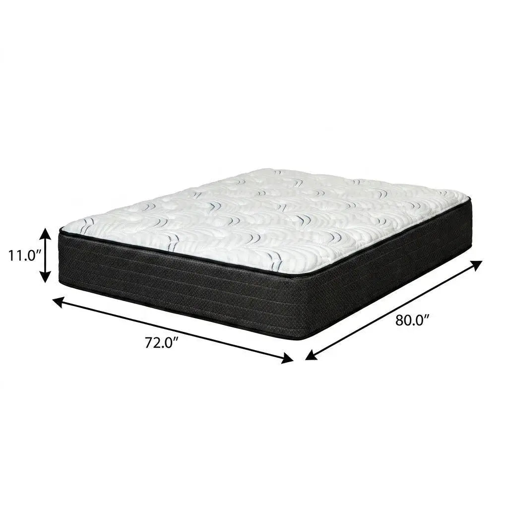 11" RV King 72 x 80 Foam Medium Hybrid Mattress Homeroots Bed & Bath