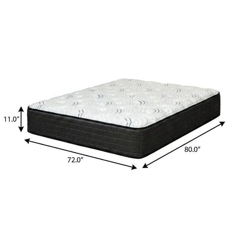 11" RV King 72 x 80 Foam Medium Hybrid Mattress Homeroots Bed & Bath