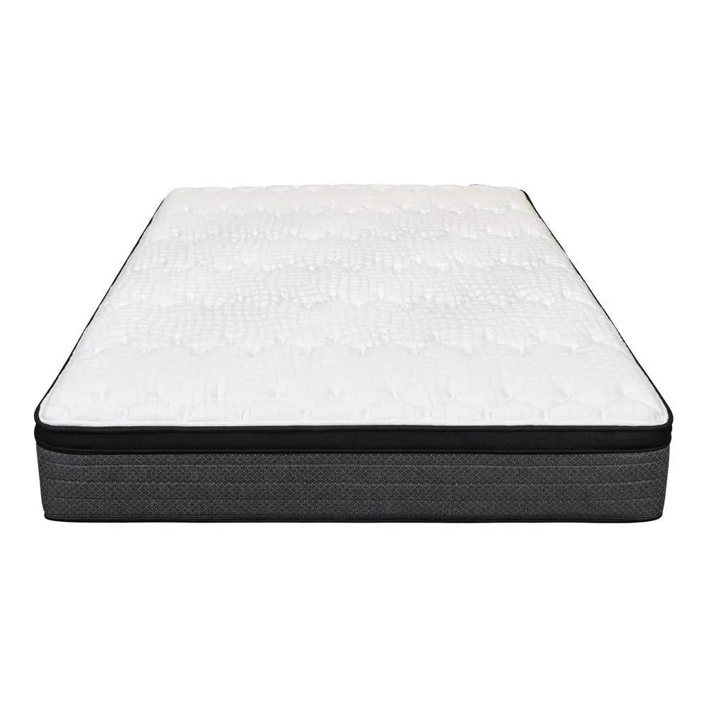 11" Short King 72 x 75 Foam Plush Euro Top Hybrid Mattress Homeroots Bed & Bath