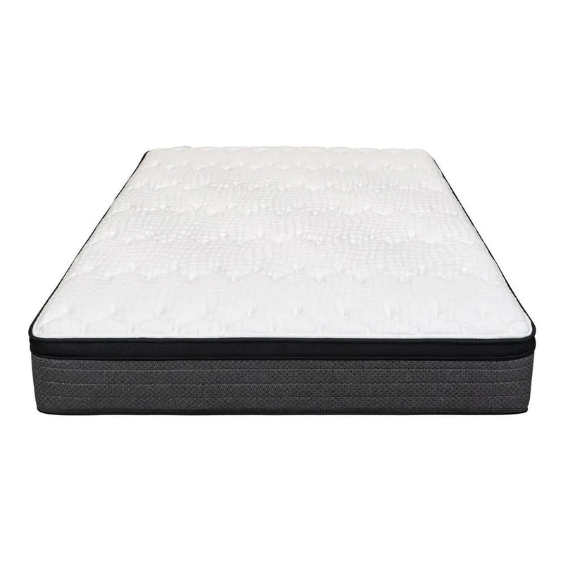 11" Short King 72 x 75 Foam Plush Euro Top Hybrid Mattress Homeroots Bed & Bath