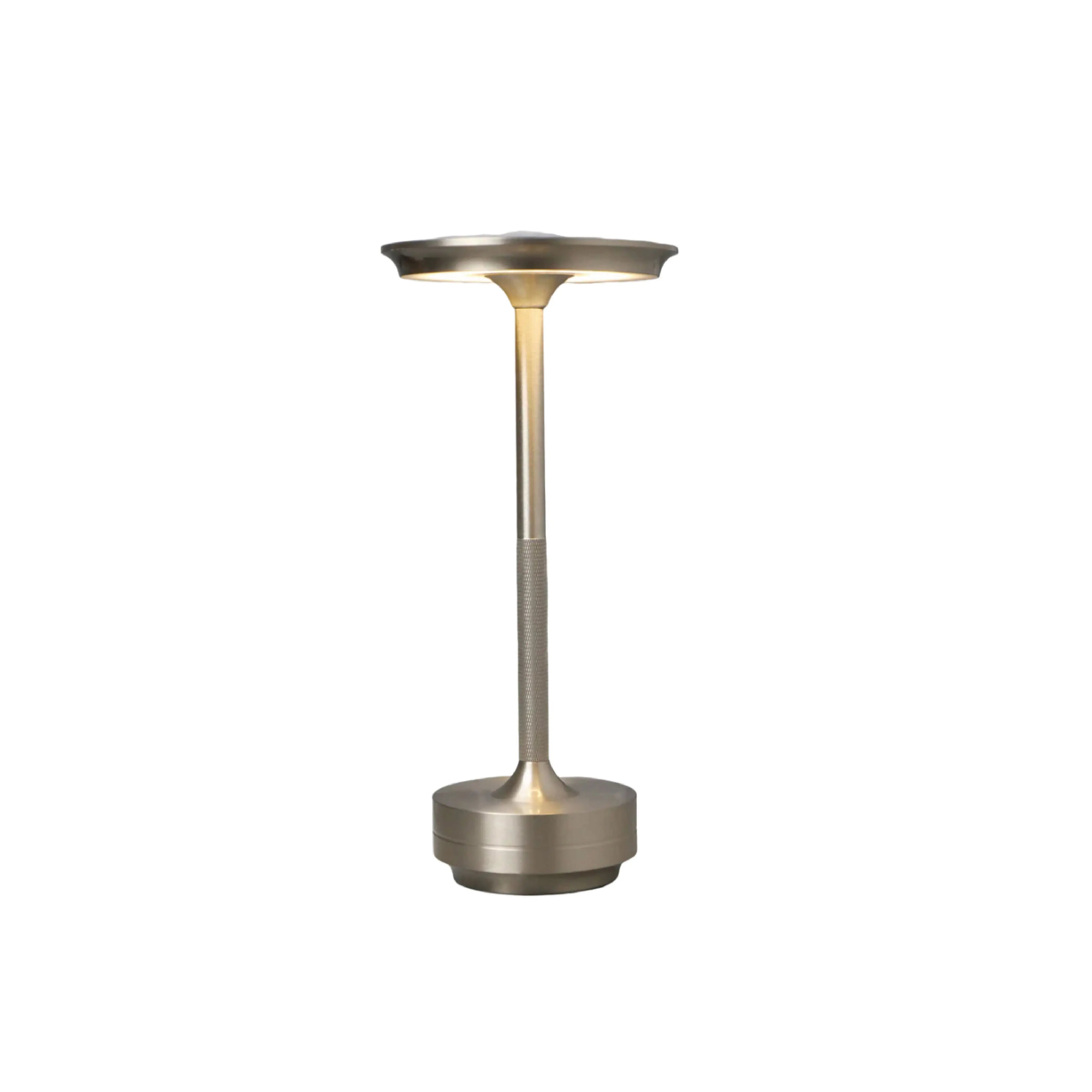 11" Silver Round Table Lamp Homeroots Lighting