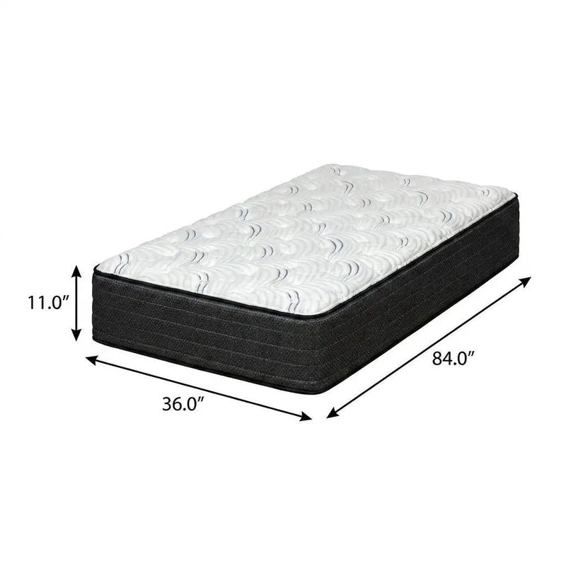 11" Split California King Foam Extra Firm Hybrid Mattress Homeroots Bed & Bath