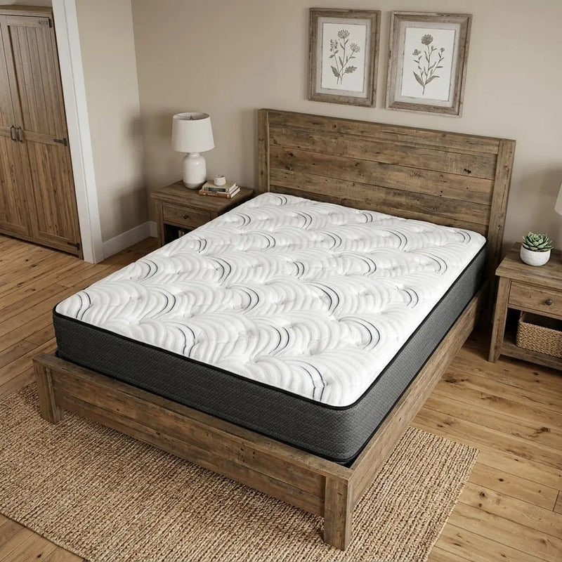 11" Split California King Foam Medium Hybrid Mattress Homeroots Bed & Bath