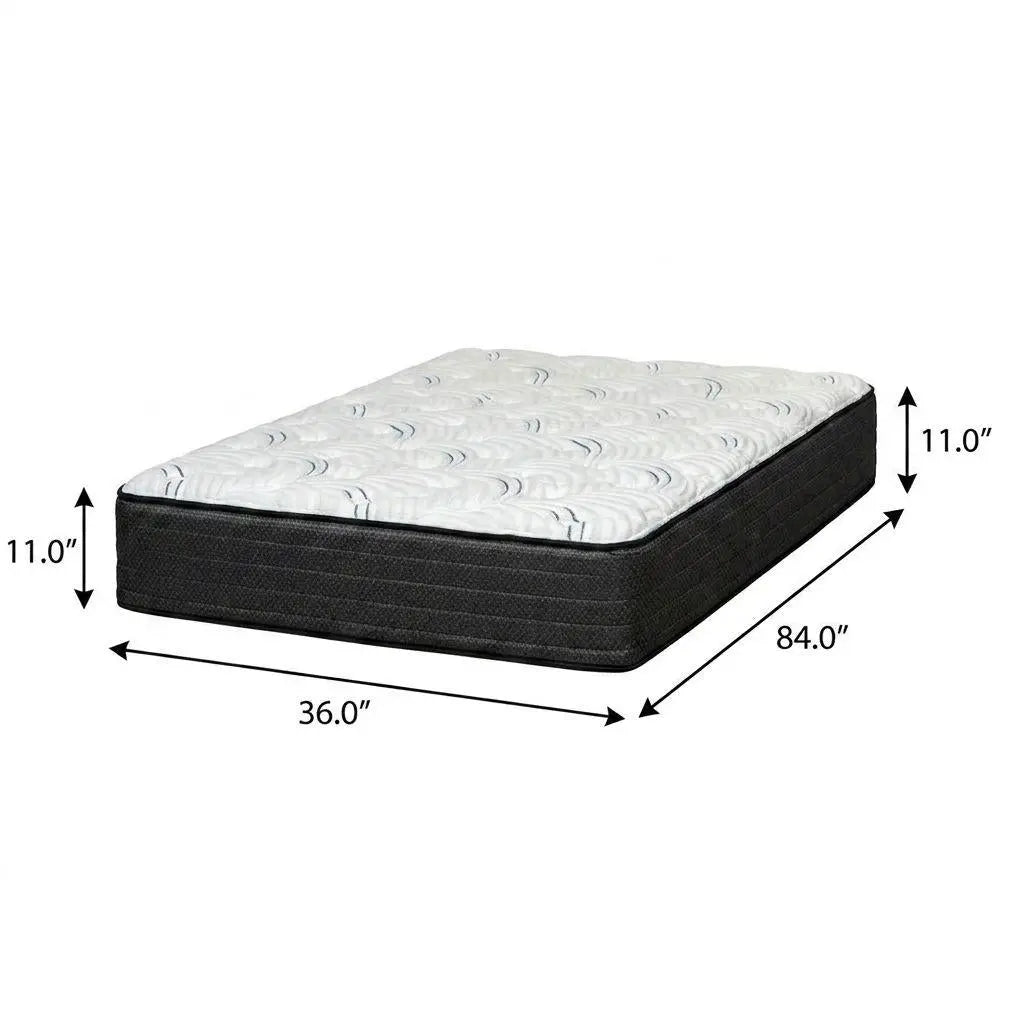 11" Split California King Foam Medium Hybrid Mattress Homeroots Bed & Bath