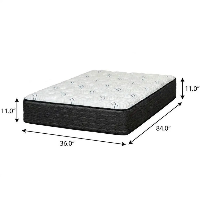 11" Split California King Foam Medium Hybrid Mattress Homeroots Bed & Bath