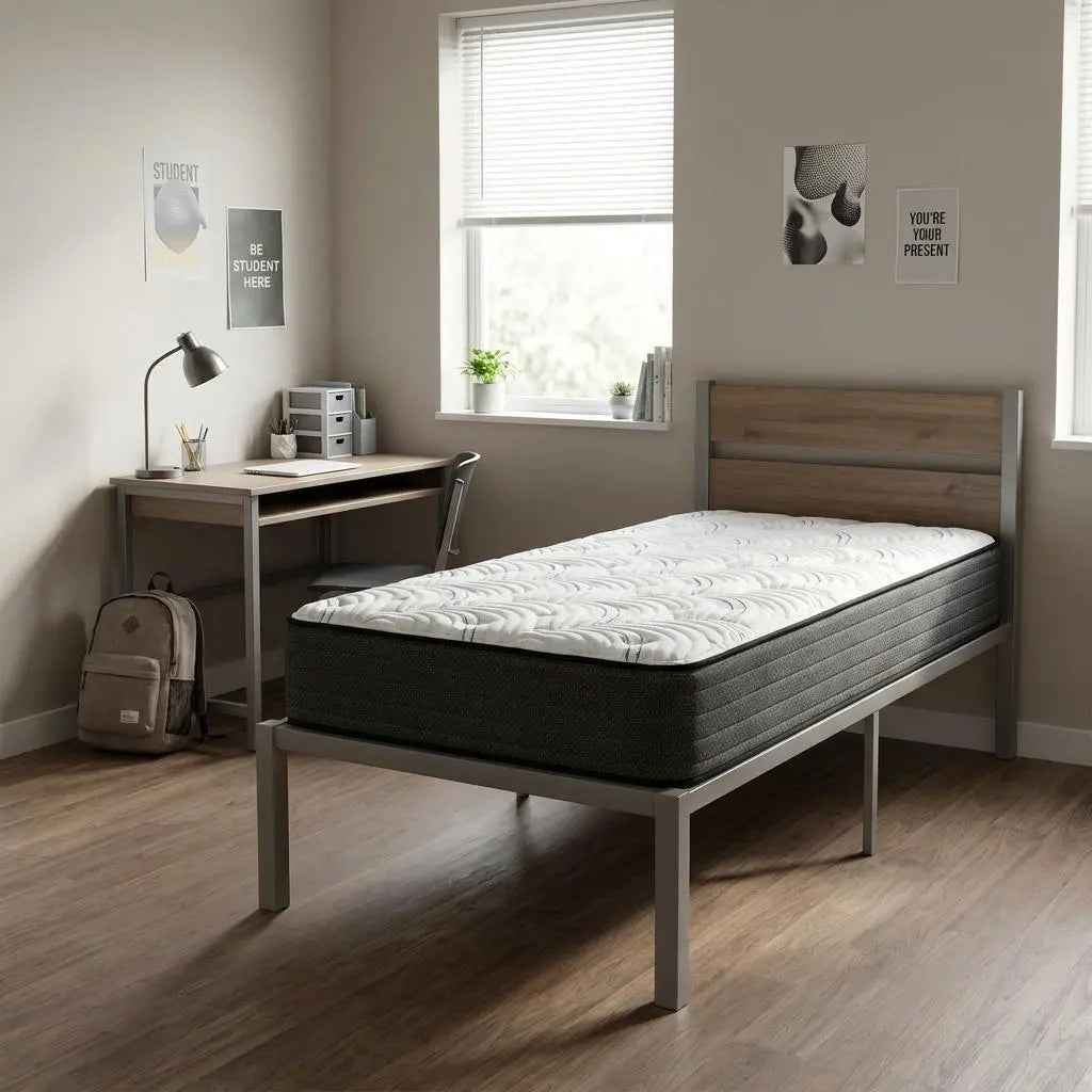 11" Twin XL Foam Extra Firm Hybrid Mattress Homeroots Bed & Bath