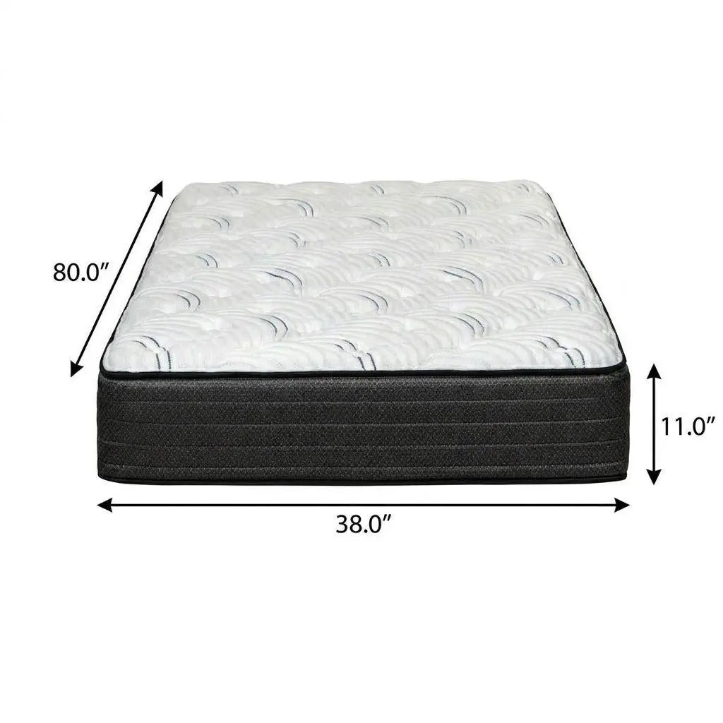 11" Twin XL Foam Medium Hybrid Mattress Homeroots Bed & Bath