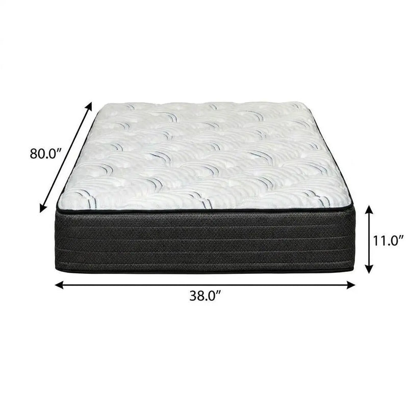11" Twin XL Foam Medium Hybrid Mattress Homeroots Bed & Bath