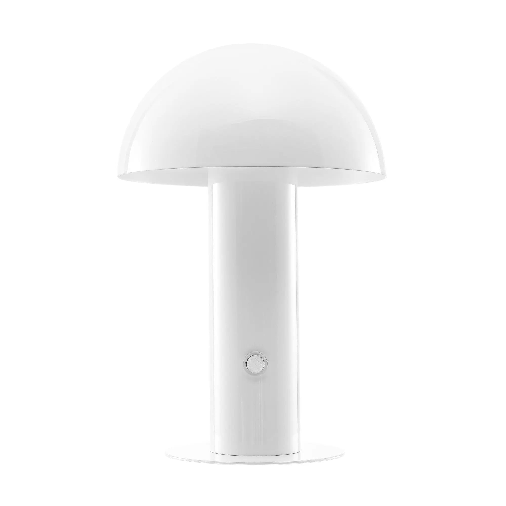 11" White Novelty USB Table Lamp With Globe Shade Homeroots Lighting