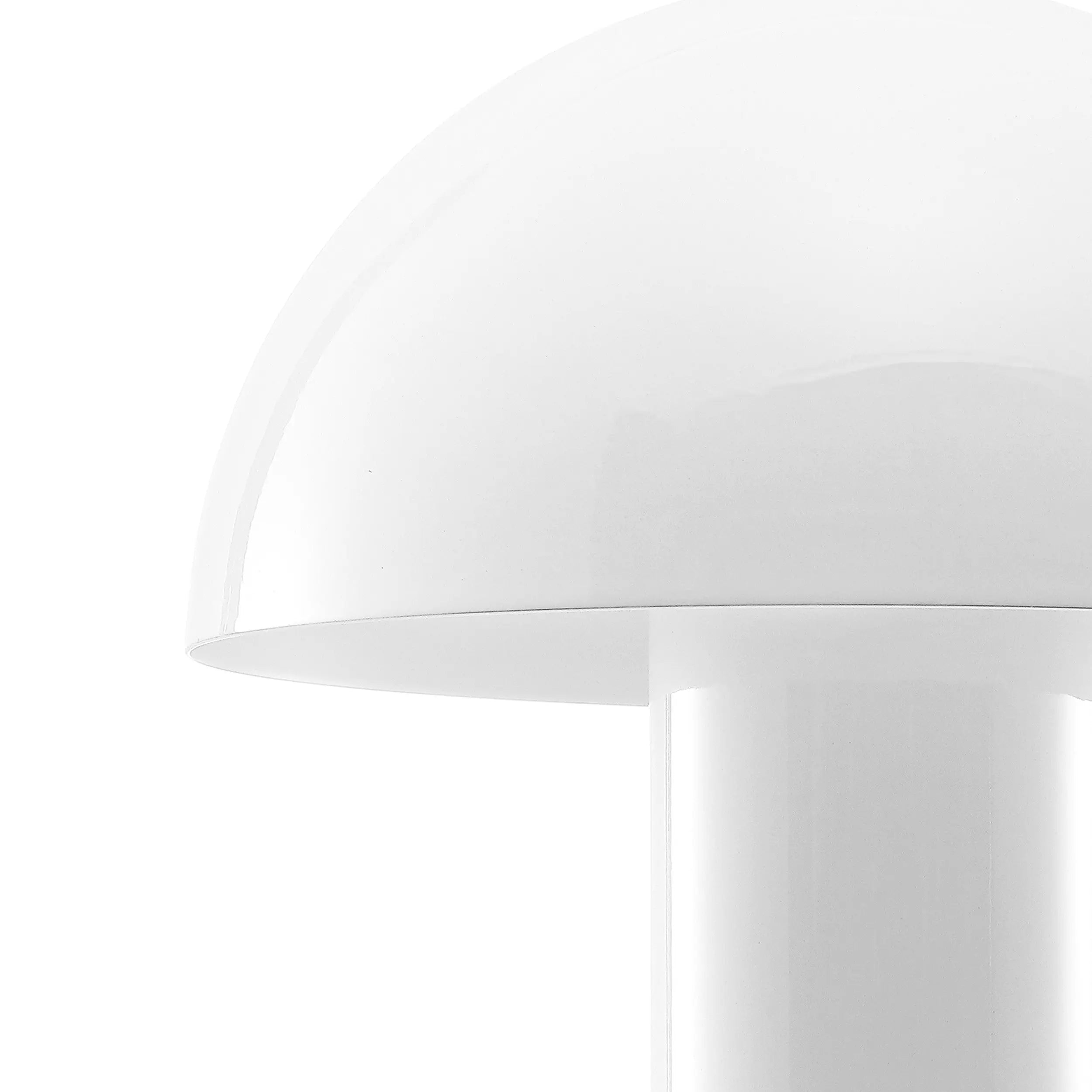 11" White Novelty USB Table Lamp With Globe Shade Homeroots Lighting