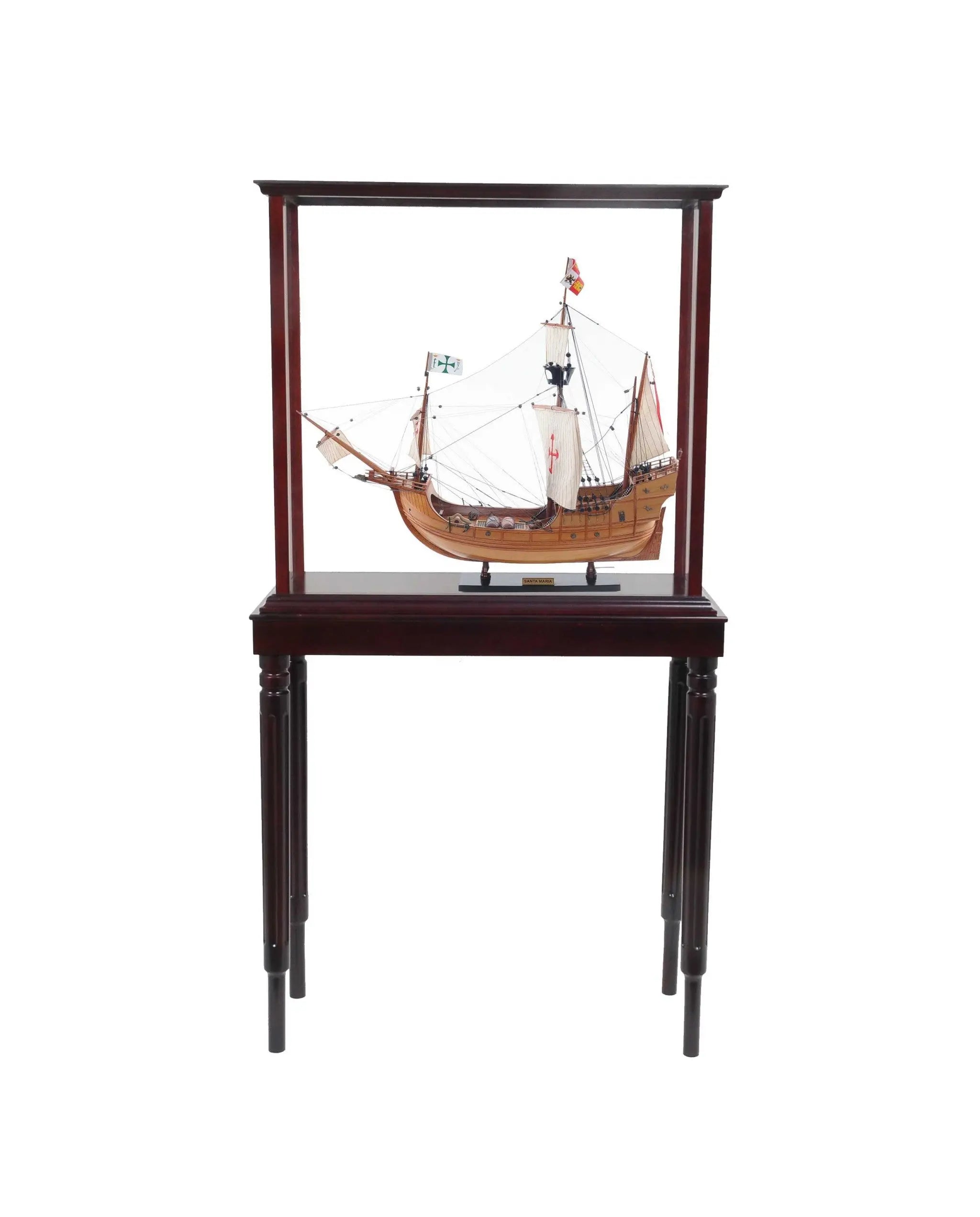 11" X 26.5" X 49.75" Small Floor Display Case Homeroots Kitchen & Dining