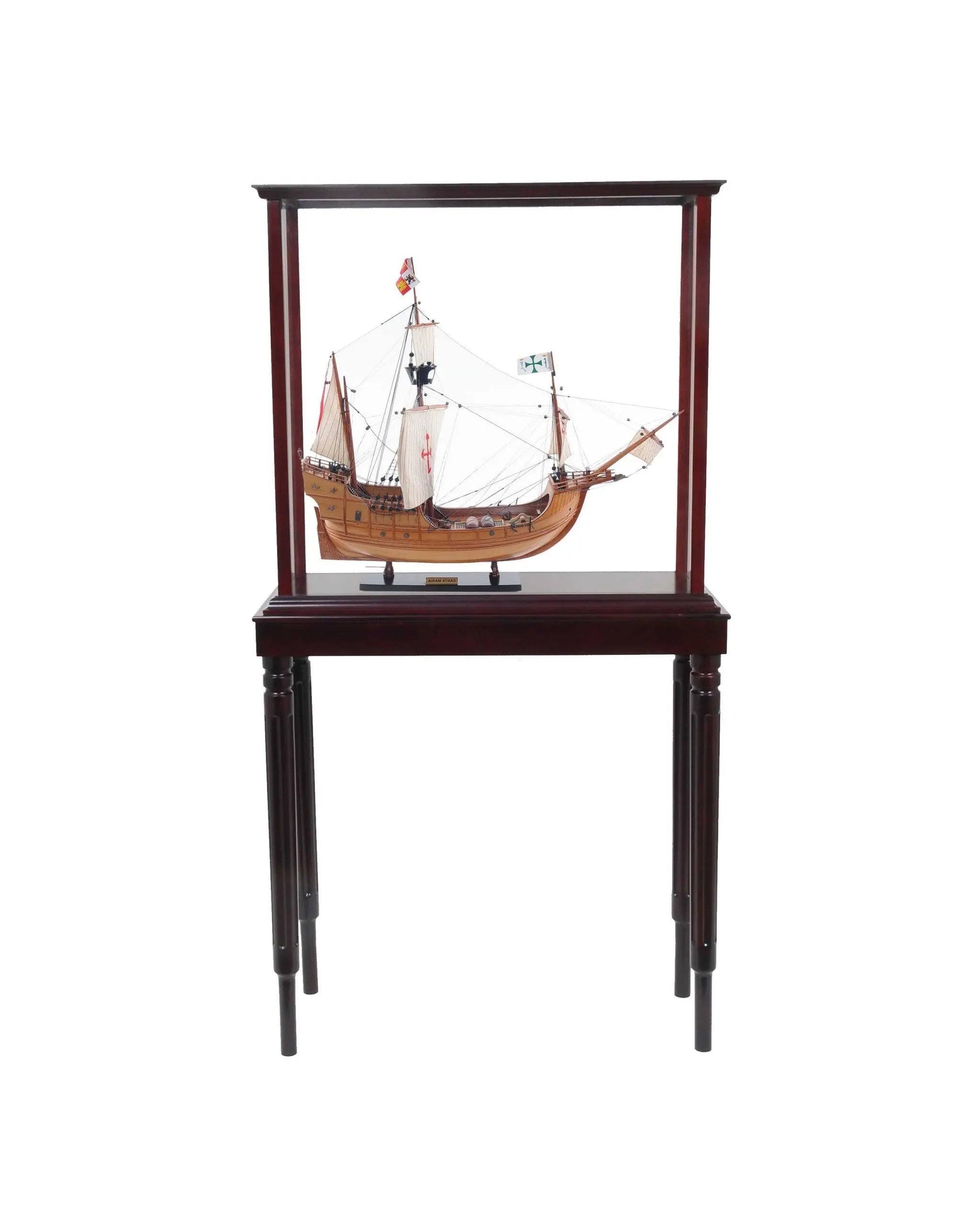 11" X 26.5" X 49.75" Small Floor Display Case Homeroots Kitchen & Dining