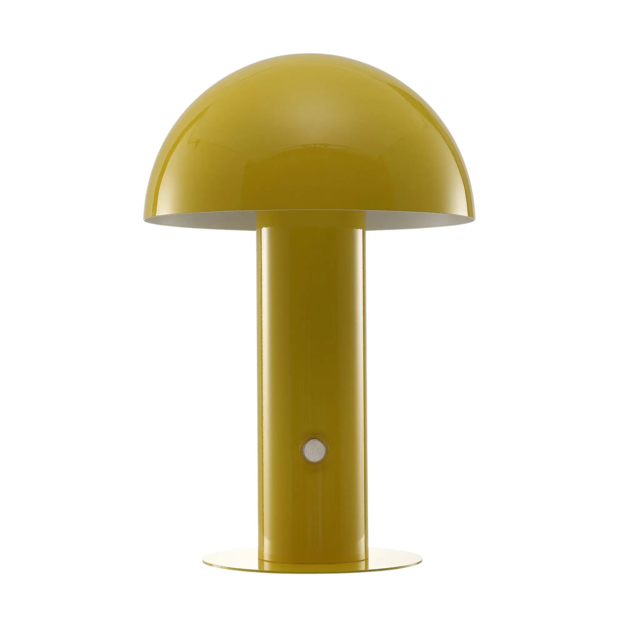 11" Yellow Novelty USB Table Lamp With Globe Shade Homeroots Lighting