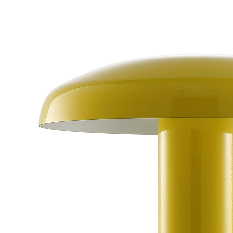 11" Yellow Novelty USB Table Lamp With Globe Shade Homeroots Lighting