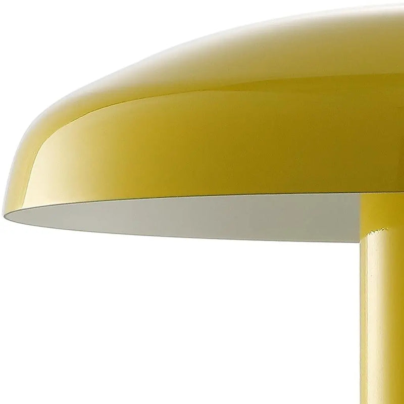 11" Yellow Novelty USB Table Lamp With Globe Shade Homeroots Lighting