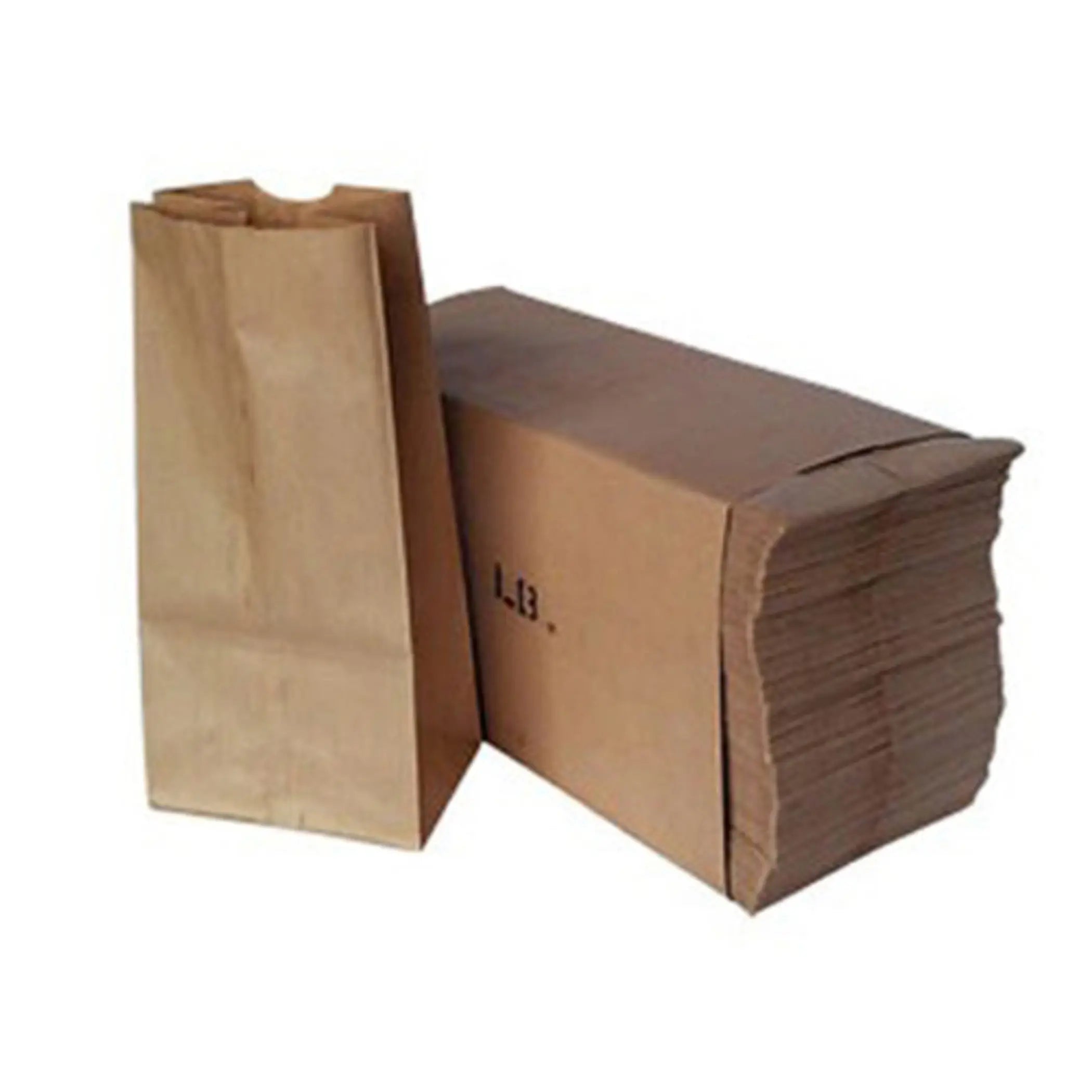 12 LB Heavy Brown Paper Bags 500 pc Distributed