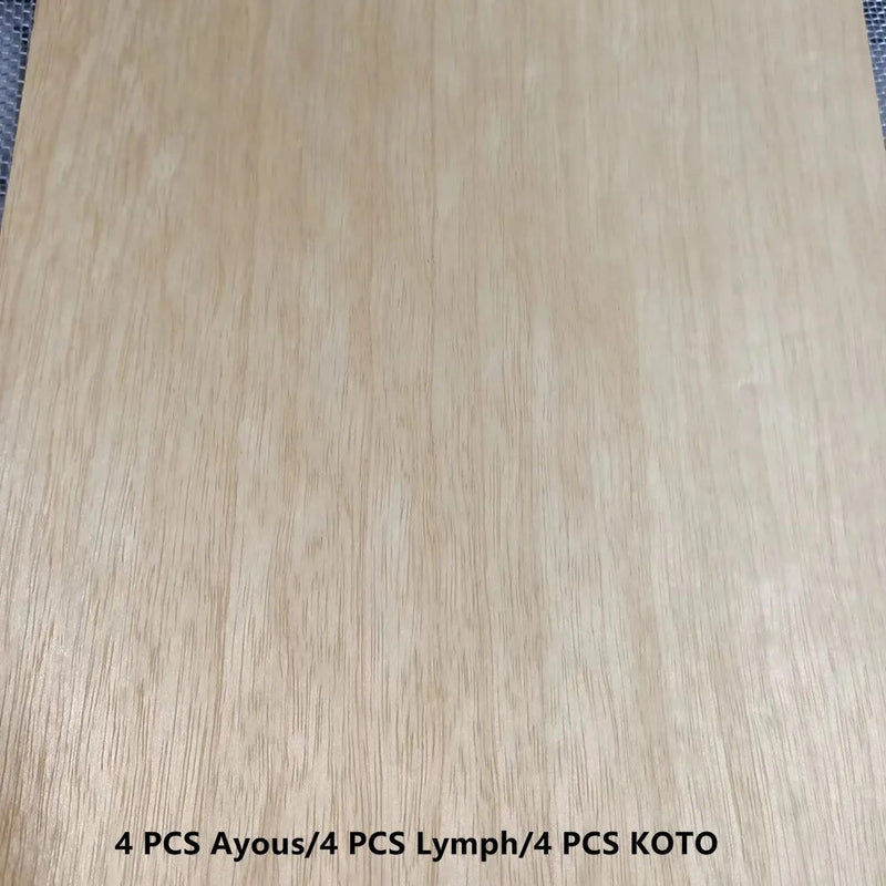 12 Pieces Lymph/ KOTO/ Ayous Wood Combination For DIY Table Tennis Blade Bottom Plate Surface Material