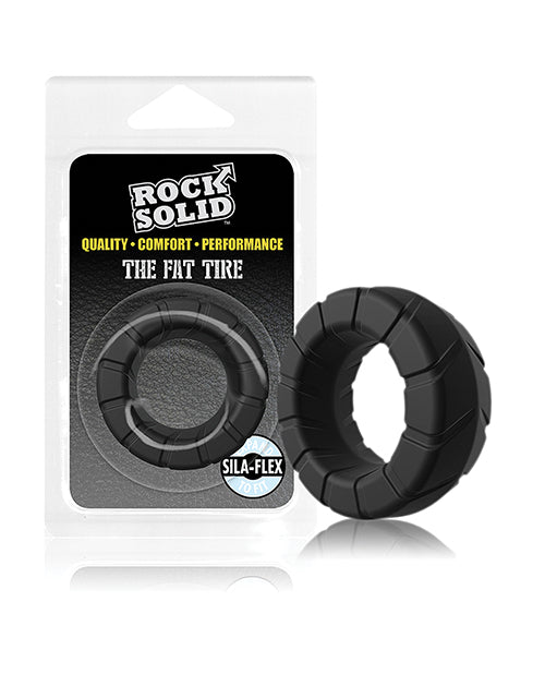 Rock Solid Fat Tire Ring - Black - GreatEagleInc