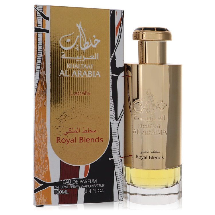 Khaltat Al Arabia by Lattafa Eau De Parfum Spray (Royal Blends) 3.4 oz for Men Default Title