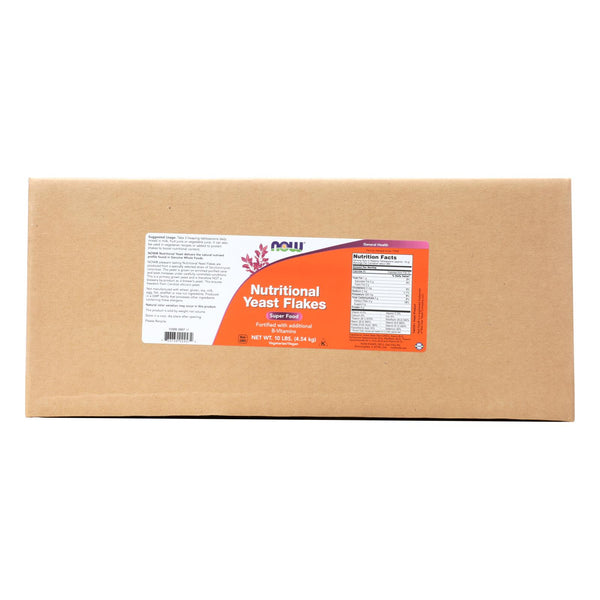 Now Foods - Yeast Flakes Nutritional - Case Of 10 - Lb - GreatEagleInc