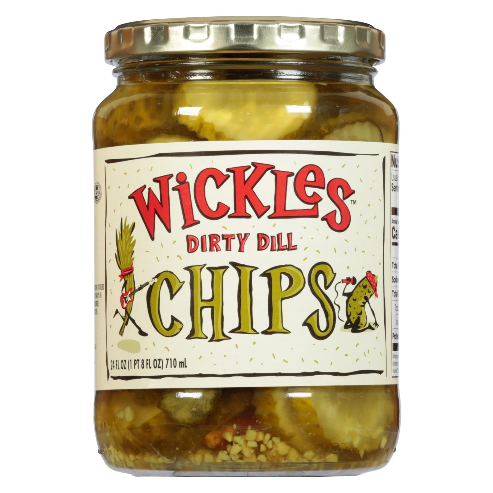 Wickles Dill Chips - Case Of 6 - 24 Oz - GreatEagleInc