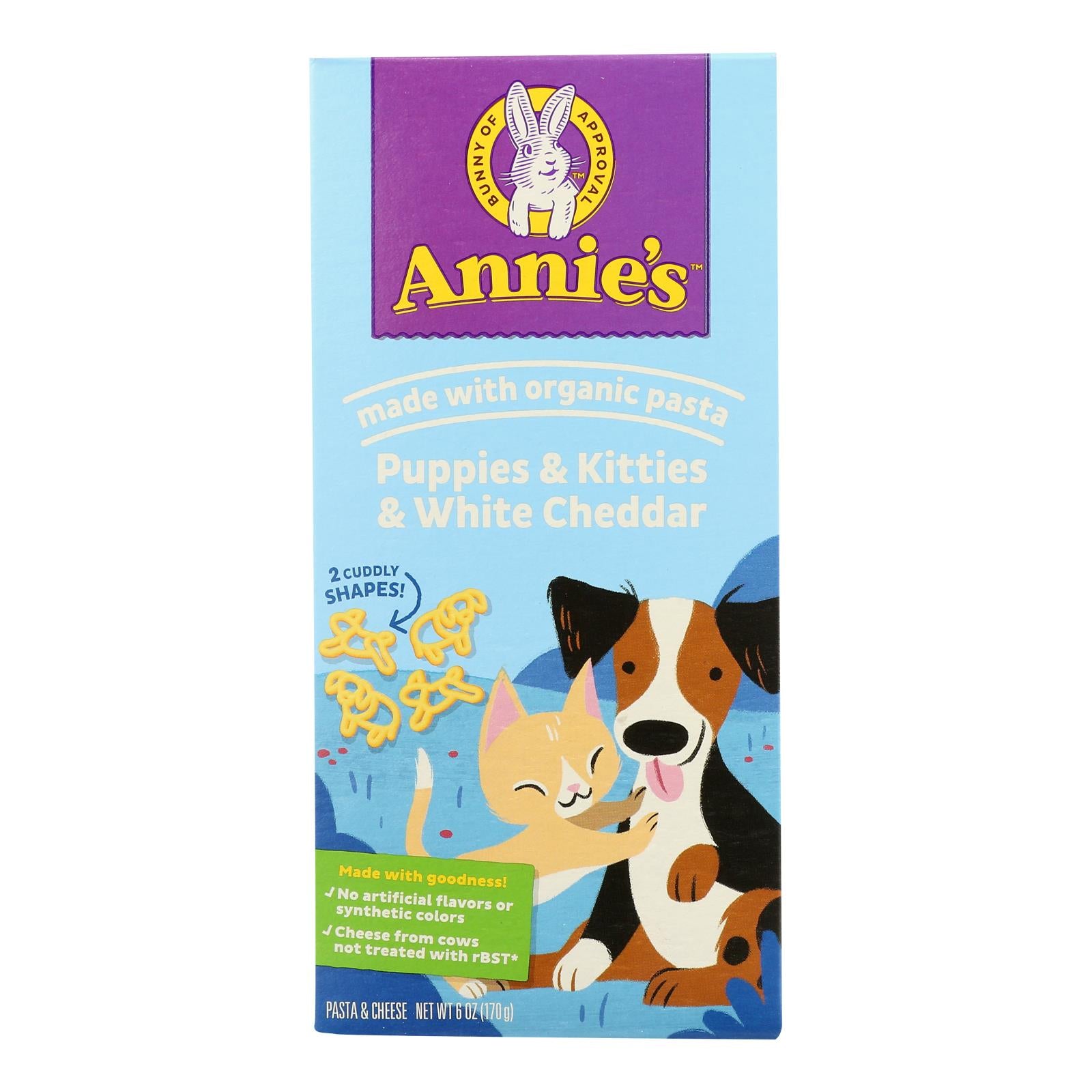 Annie's Homegrown - Mac&chs Pup&kit Chdr - Case Of 12-6 Oz - GreatEagleInc
